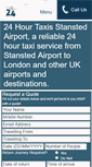 Mobile Screenshot of 24hourtaxis.co.uk